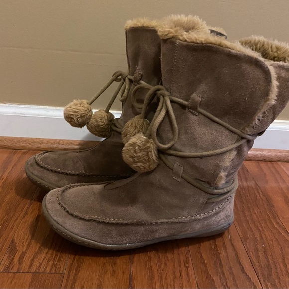 Steve Madden Igloo Suede Moccasin Winter Boots Size 8 - Picture 6 of 14